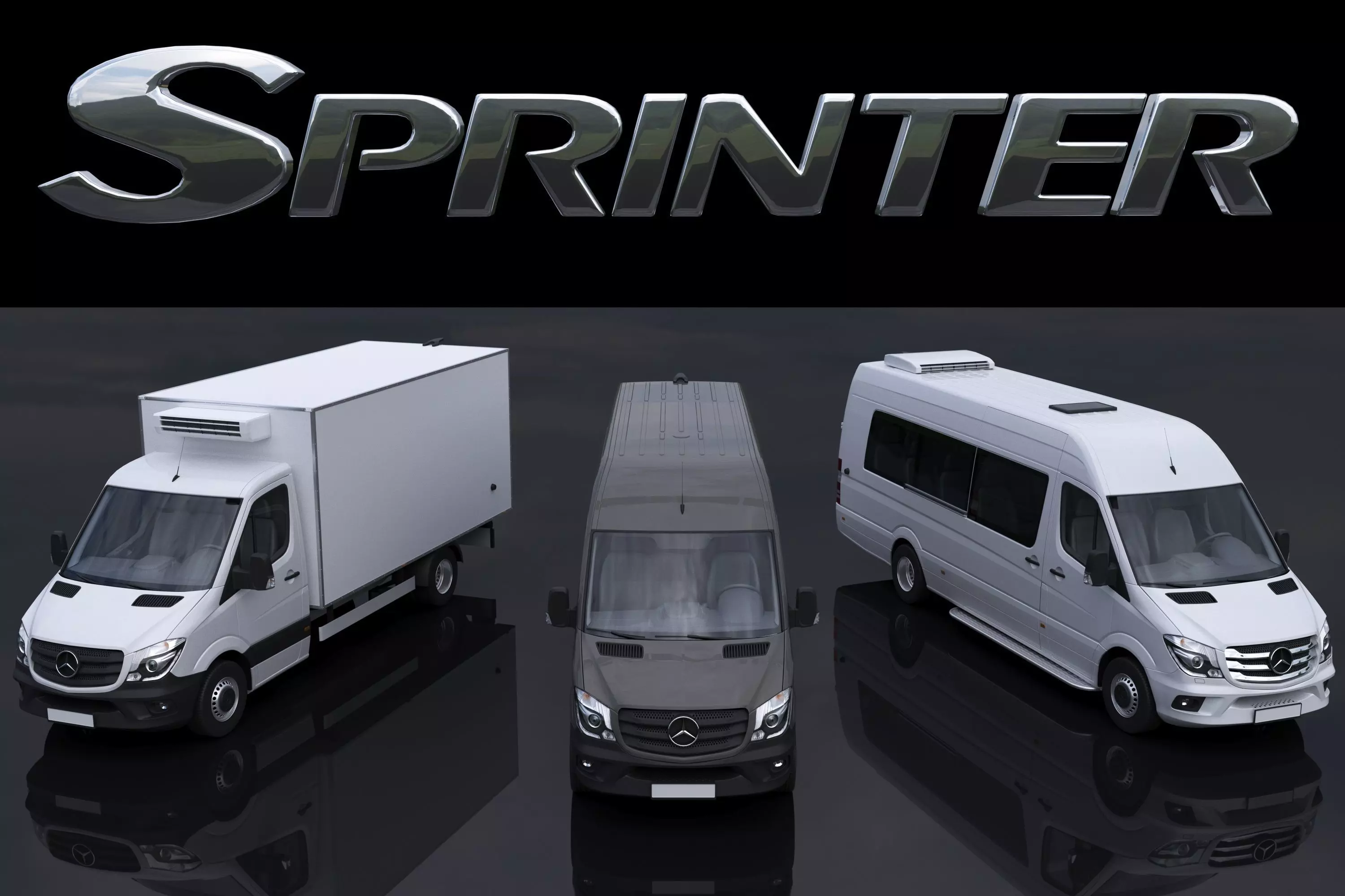MB Sprinter- Bus- Panel Van -Ref 3D Model Collection_0