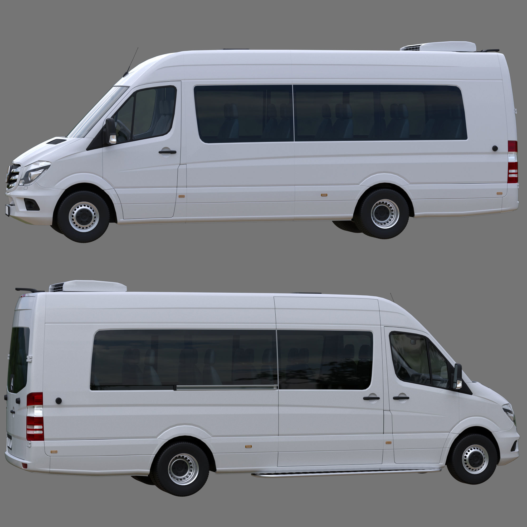 MB Sprinter- Bus- Panel Van -Ref 3D Model Collection_63