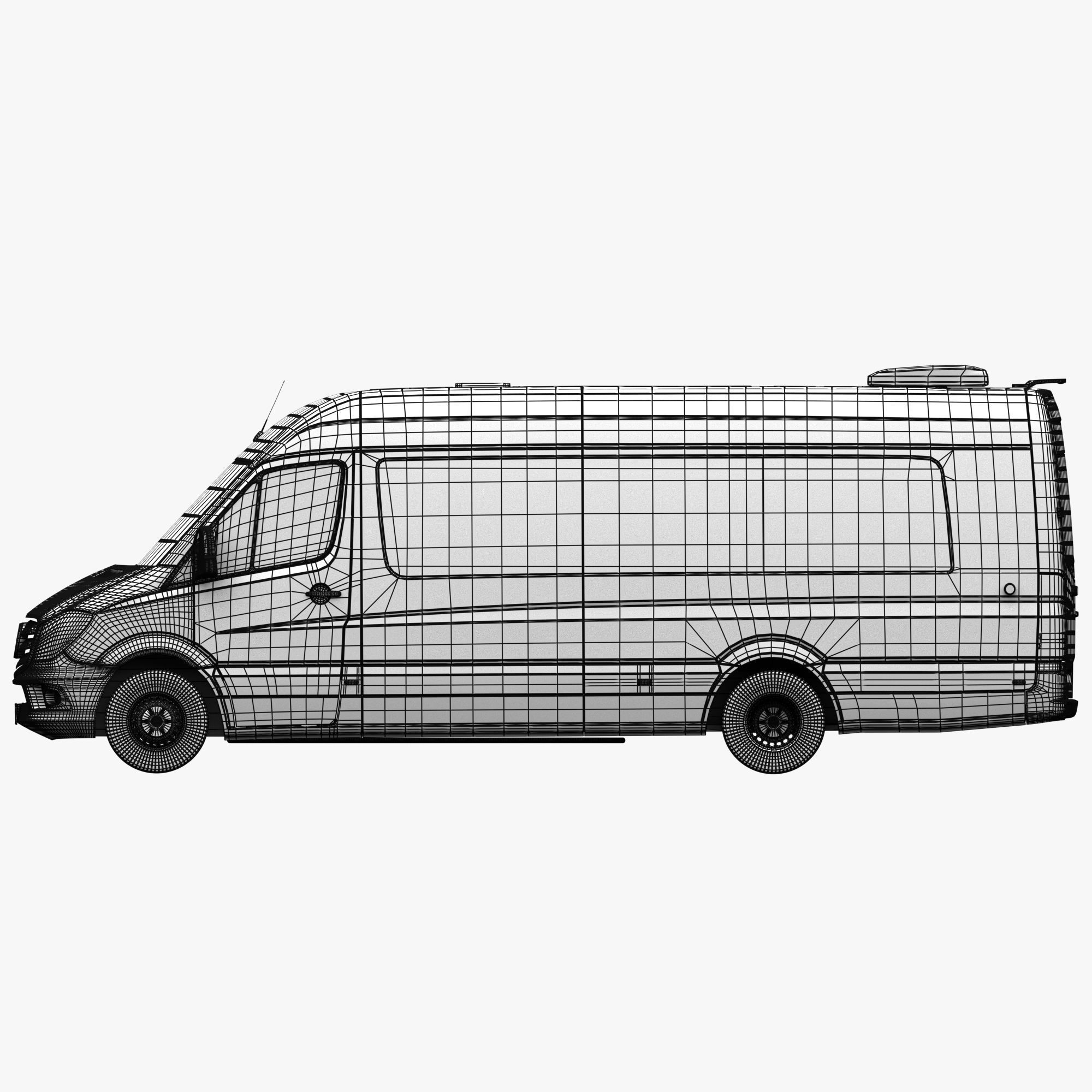 MB Sprinter- Bus- Panel Van -Ref 3D Model Collection_62
