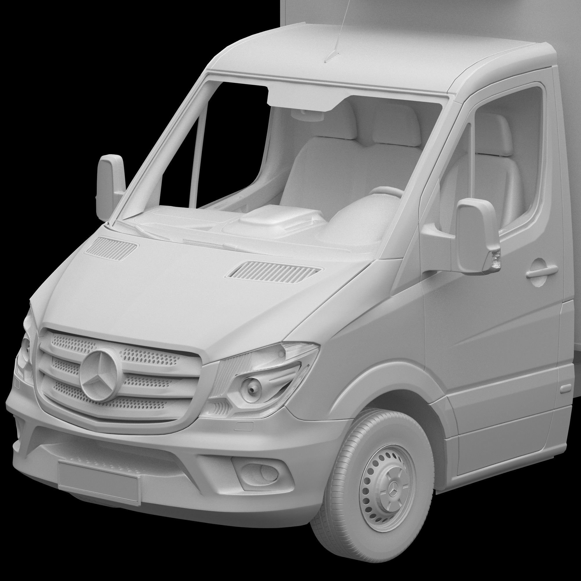 MB Sprinter- Bus- Panel Van -Ref 3D Model Collection_47