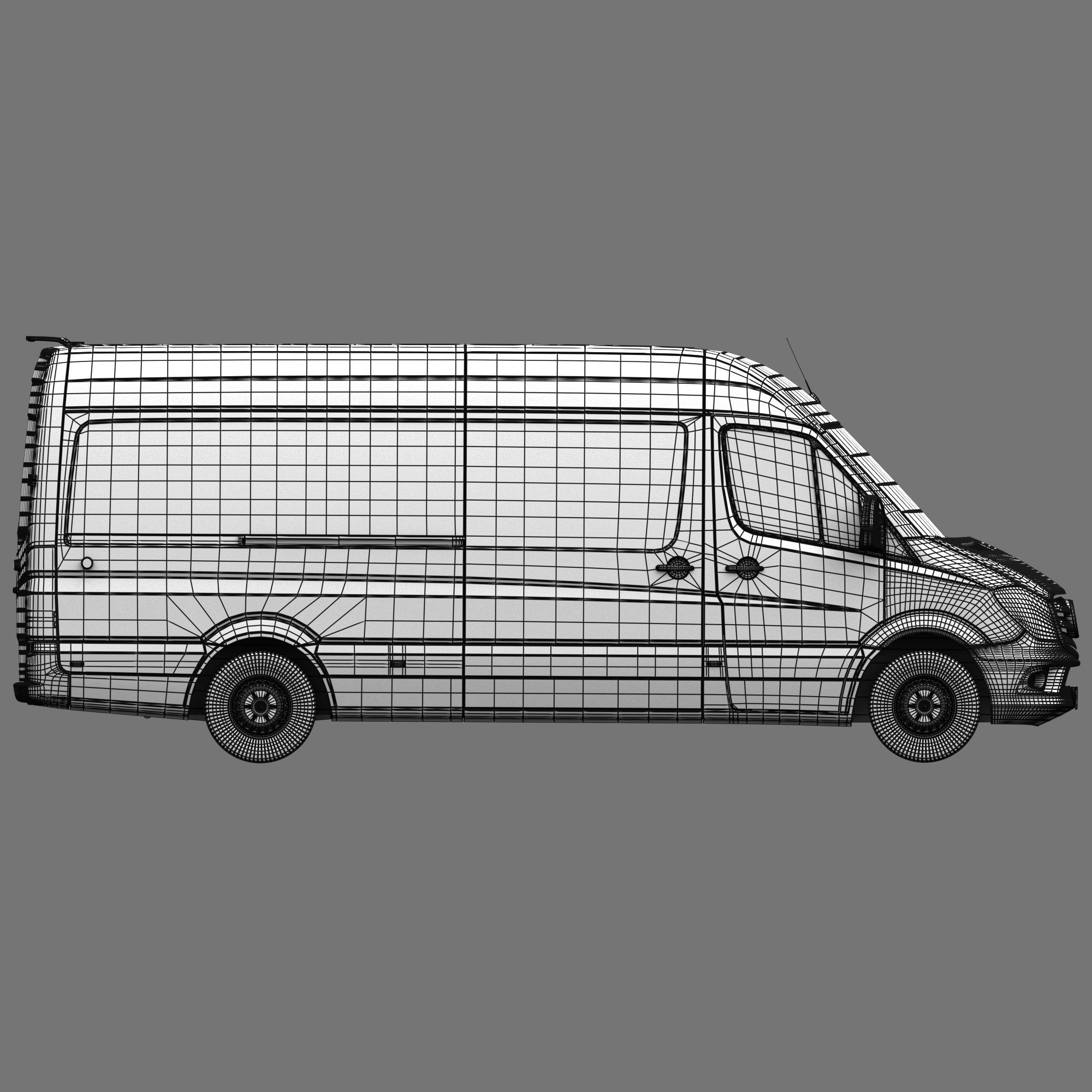 MB Sprinter- Bus- Panel Van -Ref 3D Model Collection_15