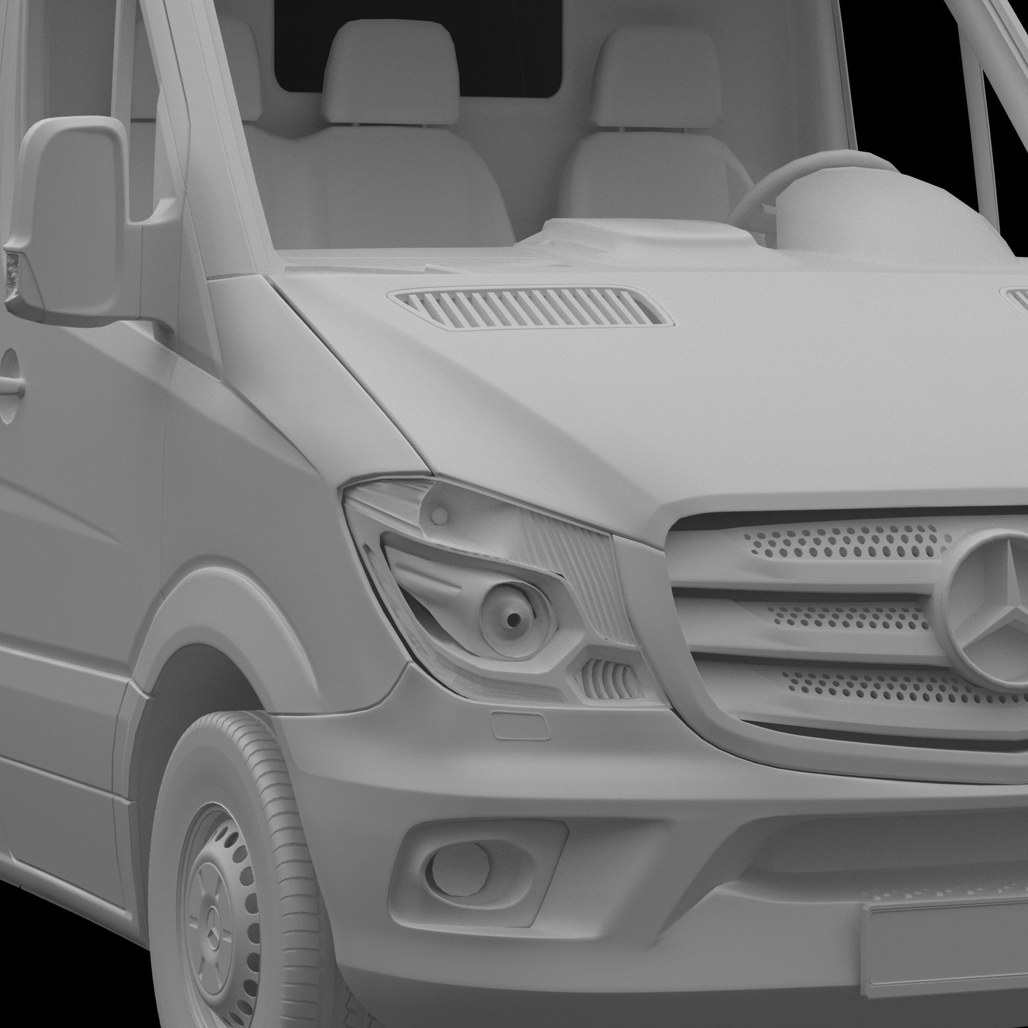 MB Sprinter- Bus- Panel Van -Ref 3D Model Collection_27