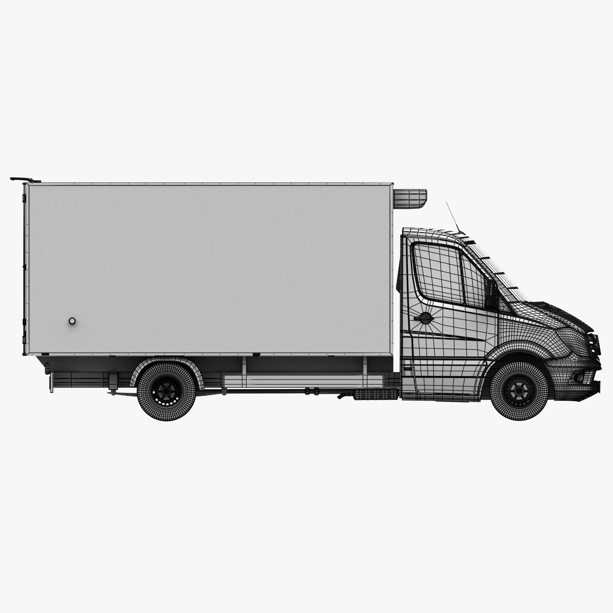 MB Sprinter- Bus- Panel Van -Ref 3D Model Collection_39