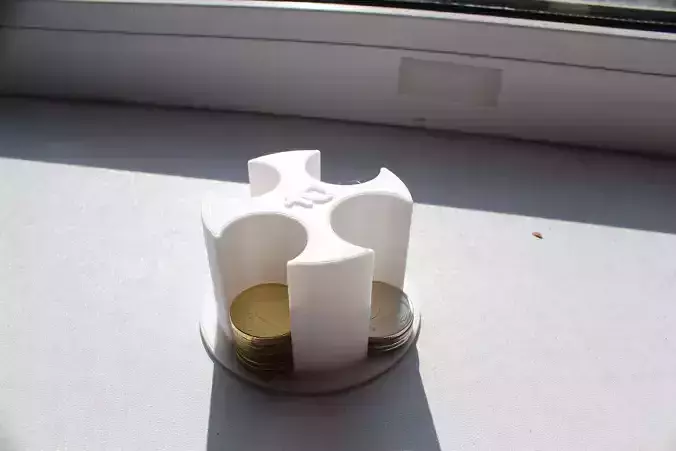 Piggy Bank for Russian Rubles 3D print model