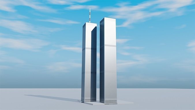 World Trade Center Twin Towers New York 3D model
