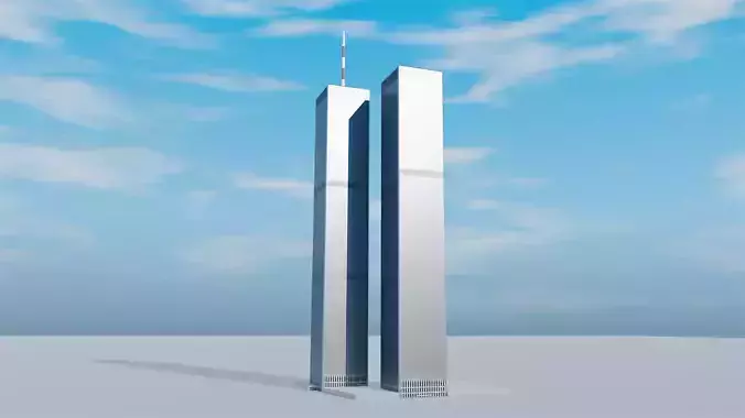 World Trade Center Twin Towers New York 3D model