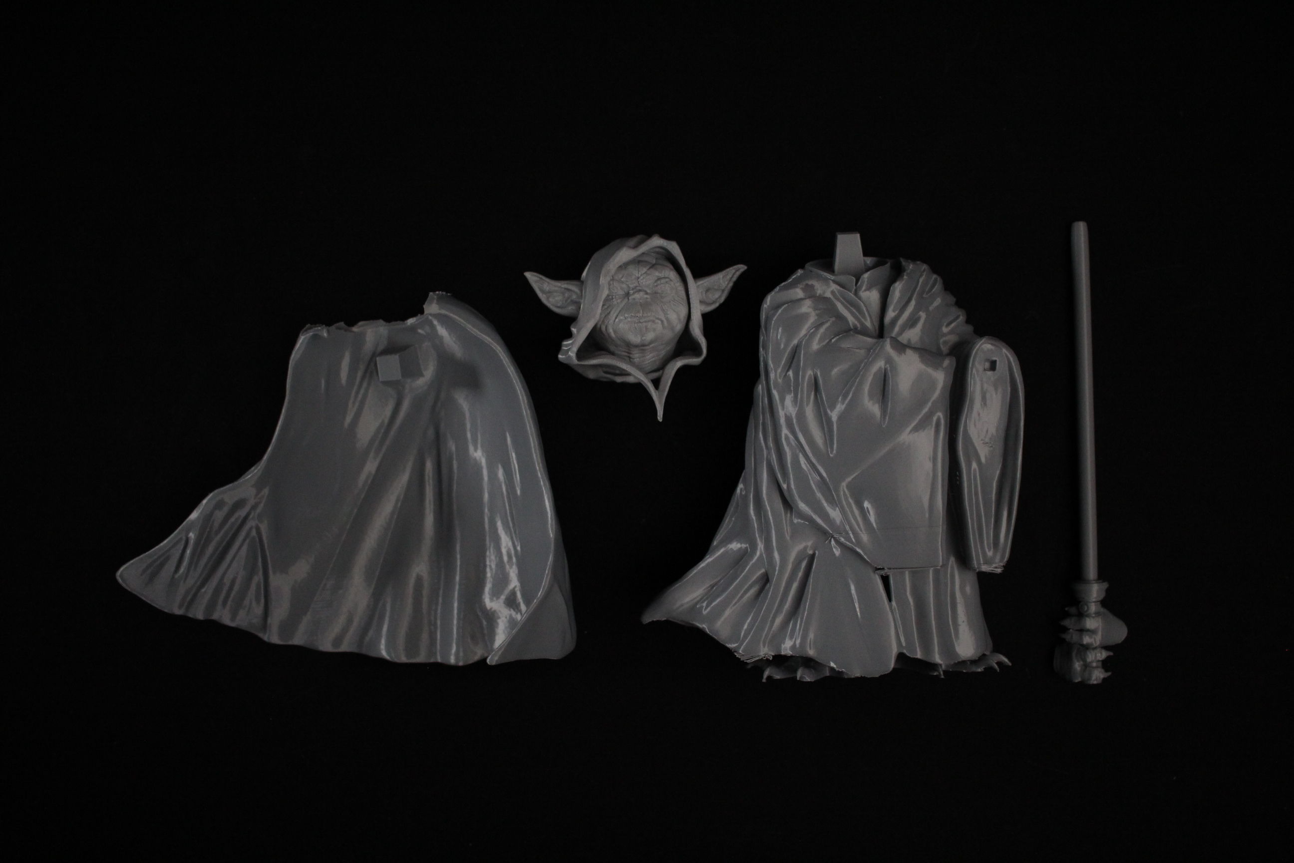 Star Wars Jedi Master Yoda 3D printing Stl Diorama Action Figure 3D print model_12