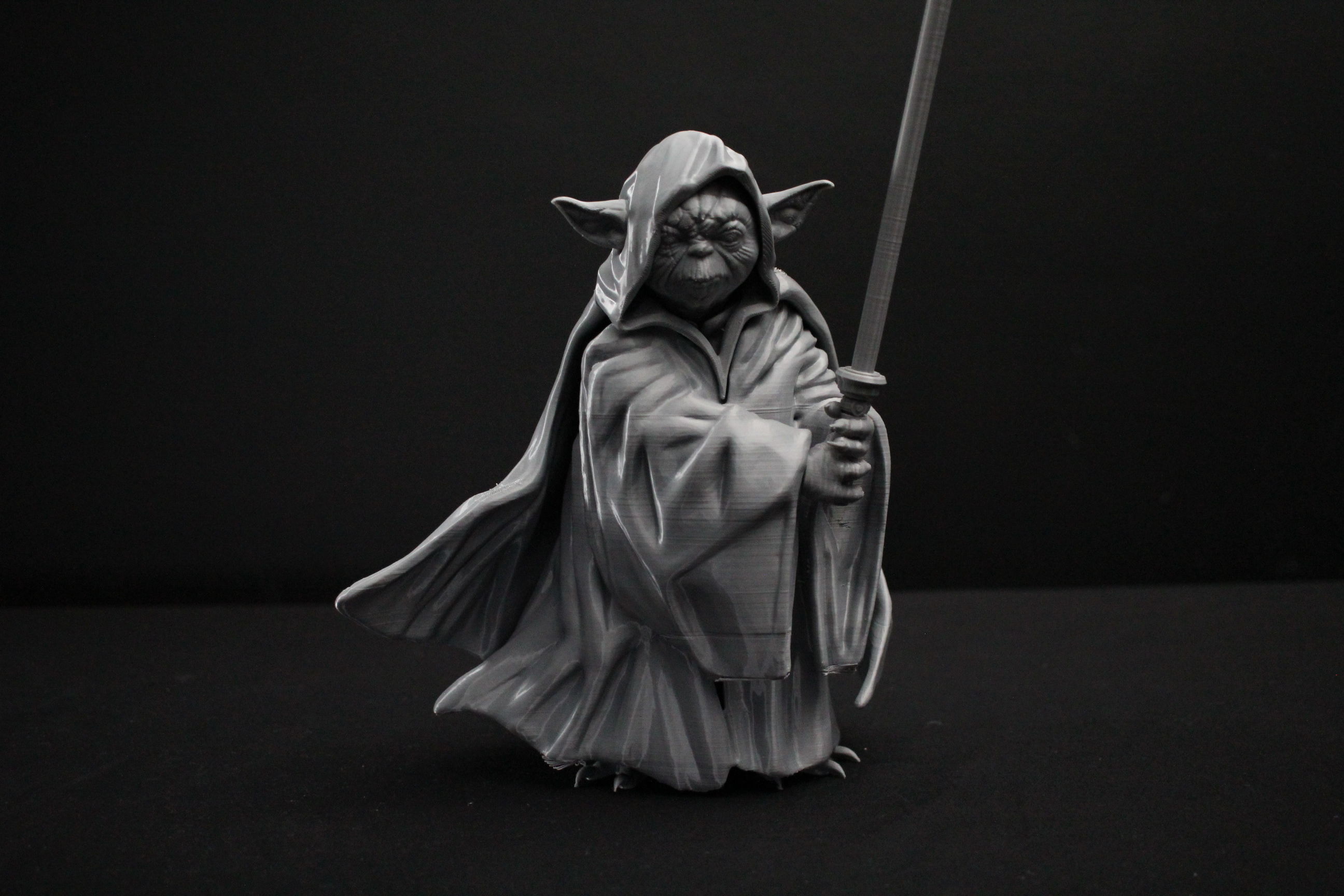 Star Wars Jedi Master Yoda 3D printing Stl Diorama Action Figure 3D print model_2