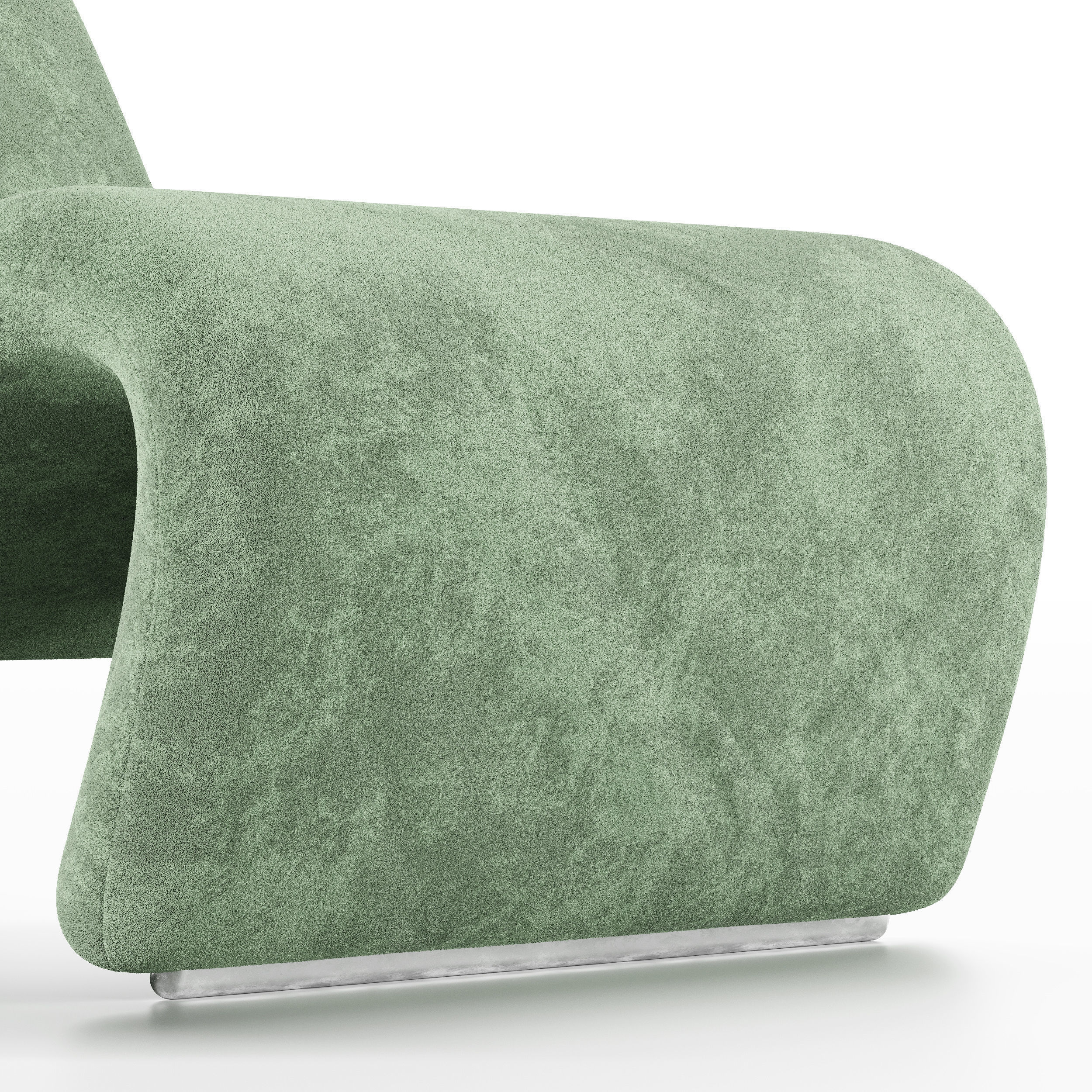 Onde Chair 1972 Etienne Fermigier 3D model_1