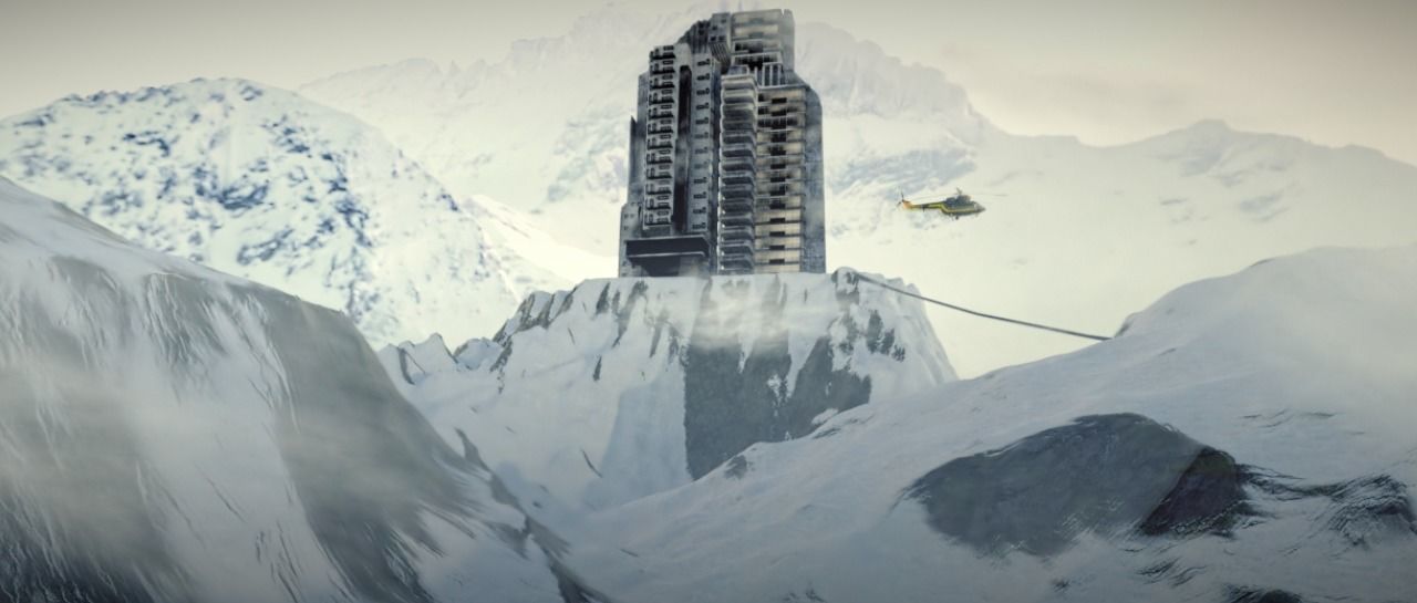 winter environment 3D model_2