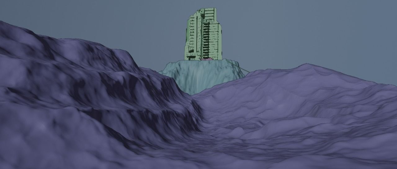 winter environment 3D model_4