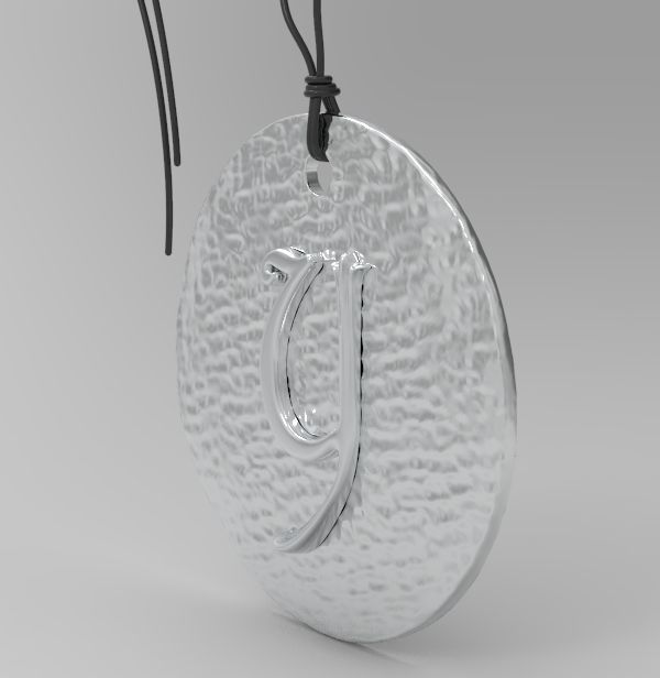 Alphabet Latin Y 3D print model_12