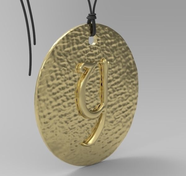 Alphabet Latin Y 3D print model_14