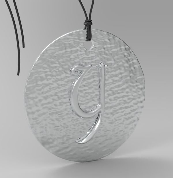 Alphabet Latin Y 3D print model_8