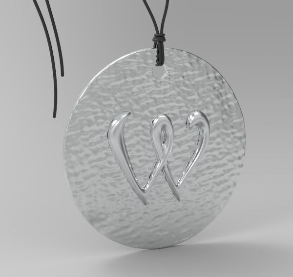 Alphabet Latin W 3D print model_9