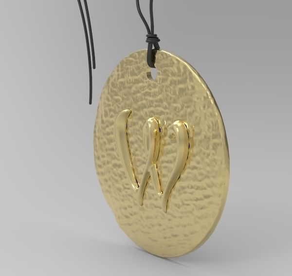 Alphabet Latin W 3D print model_6