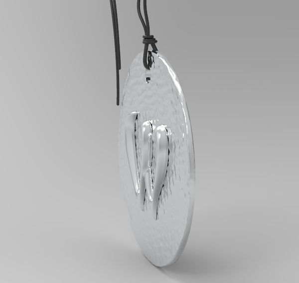 Alphabet Latin W 3D print model_14