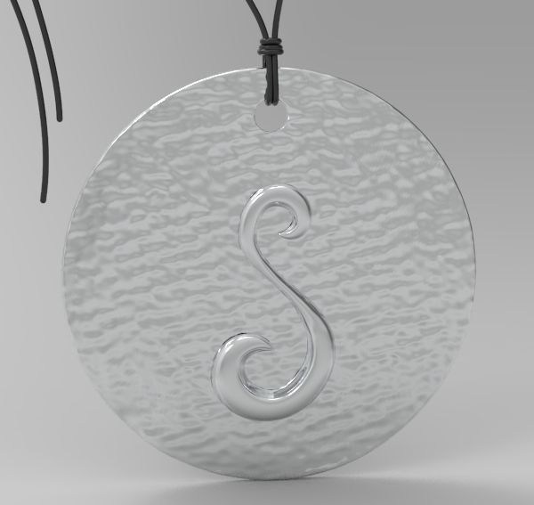 Alphabet Latin S 3D print model_11