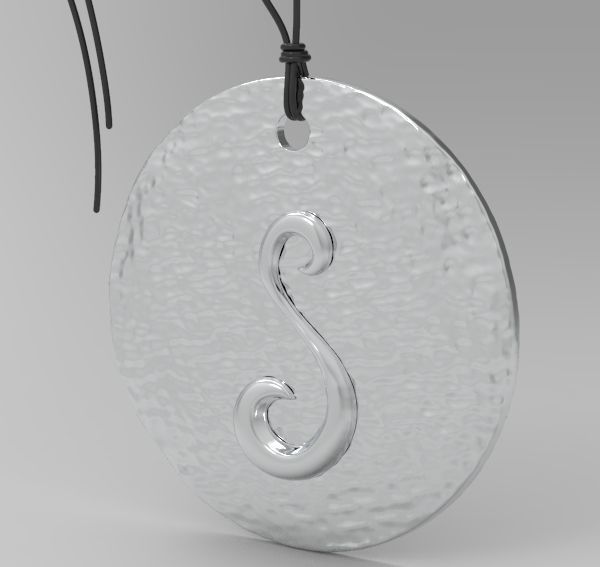 Alphabet Latin S 3D print model_13