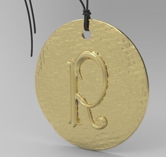Alphabet Latin R 3D print model