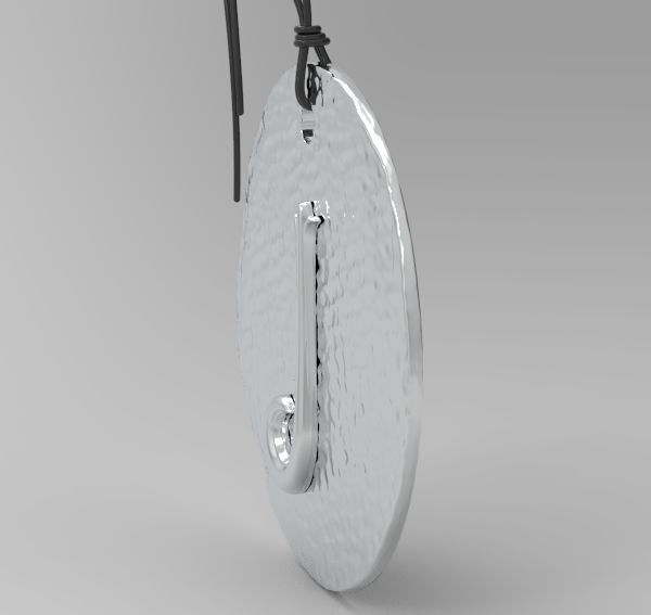 Alphabet Latin J 3D print model_14