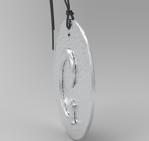 Alphabet Latin G 3D print model_14