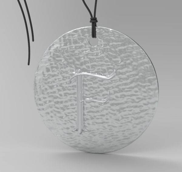 Alphabet Latin F 3D print model_9