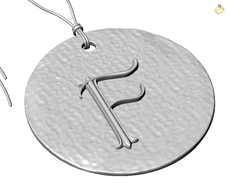 Alphabet Latin F 3D print model_1