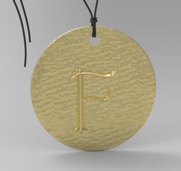 Alphabet Latin F 3D print model_8