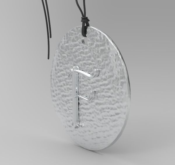 Alphabet Latin F 3D print model_12