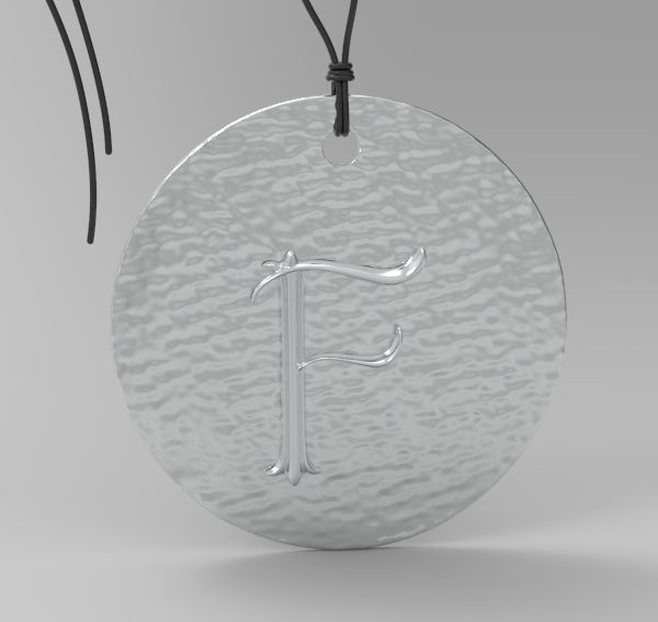 Alphabet Latin F 3D print model_7