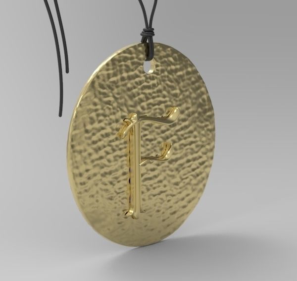 Alphabet Latin F 3D print model_4