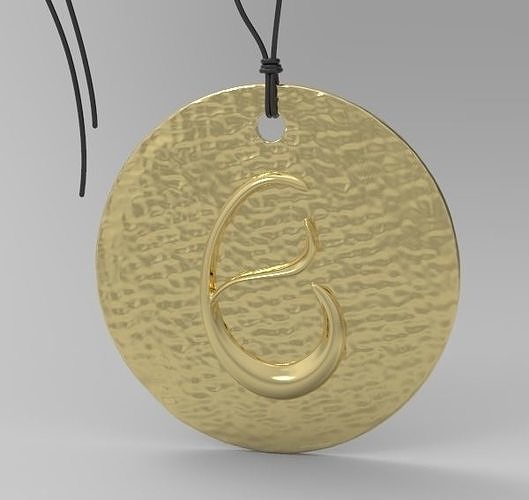 Alphabet Latin E 3D print model