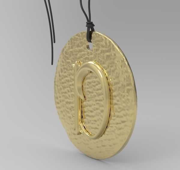 Alphabet Latin D 3D print model_13