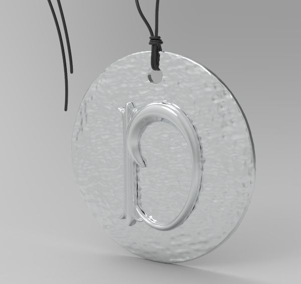 Alphabet Latin D 3D print model_10