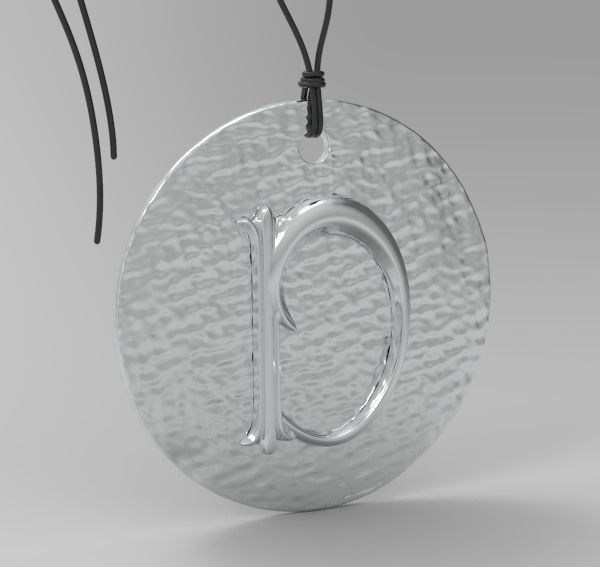 Alphabet Latin D 3D print model_4
