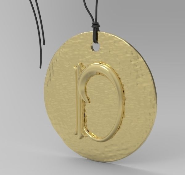 Alphabet Latin D 3D print model_11