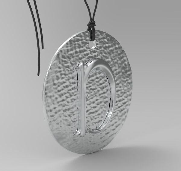 Alphabet Latin D 3D print model_5