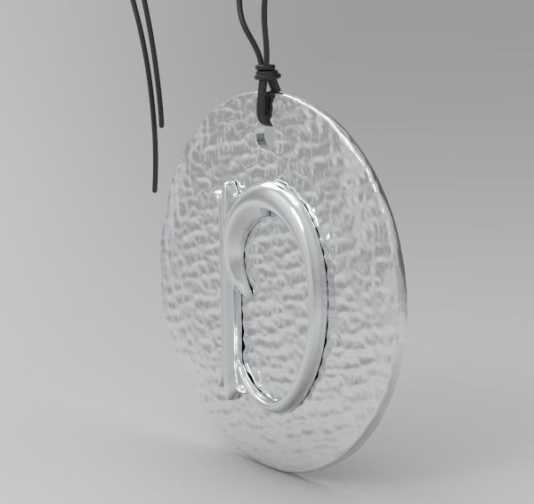 Alphabet Latin D 3D print model_12