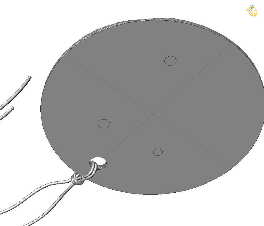 Alphabet Latin D 3D print model_2