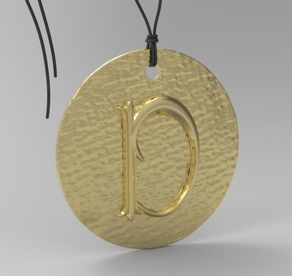 Alphabet Latin D 3D print model_6