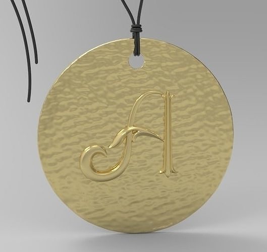 Alphabet Latin A 3D print model