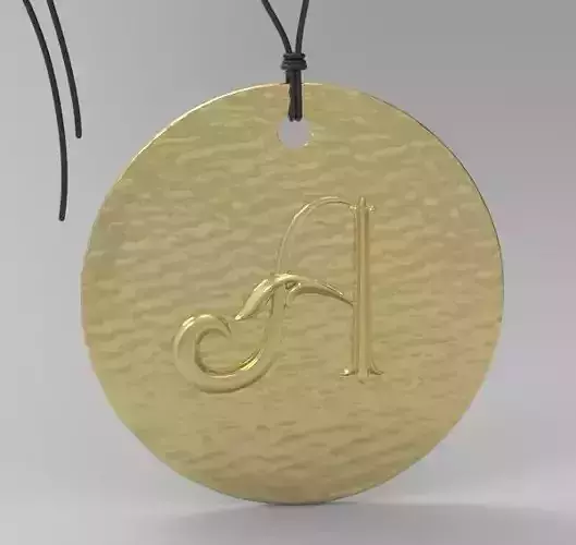 Alphabet Latin A 3D print model