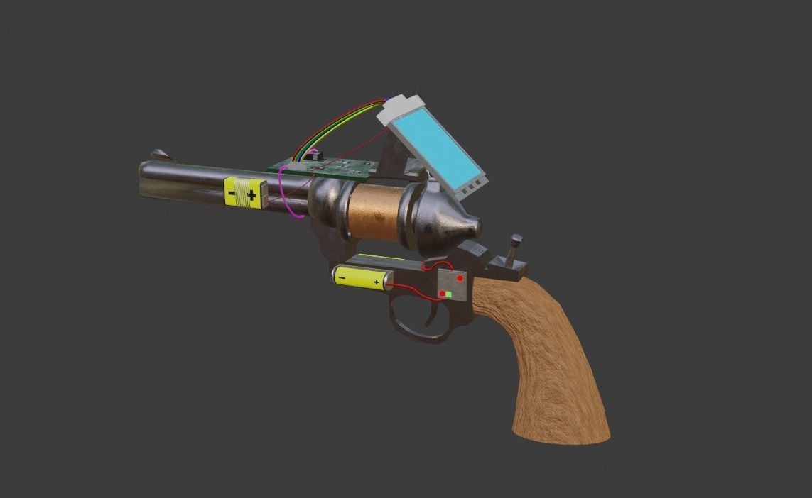 Tool Gun Gmod Garrys Mod free 3D model CGTrader
