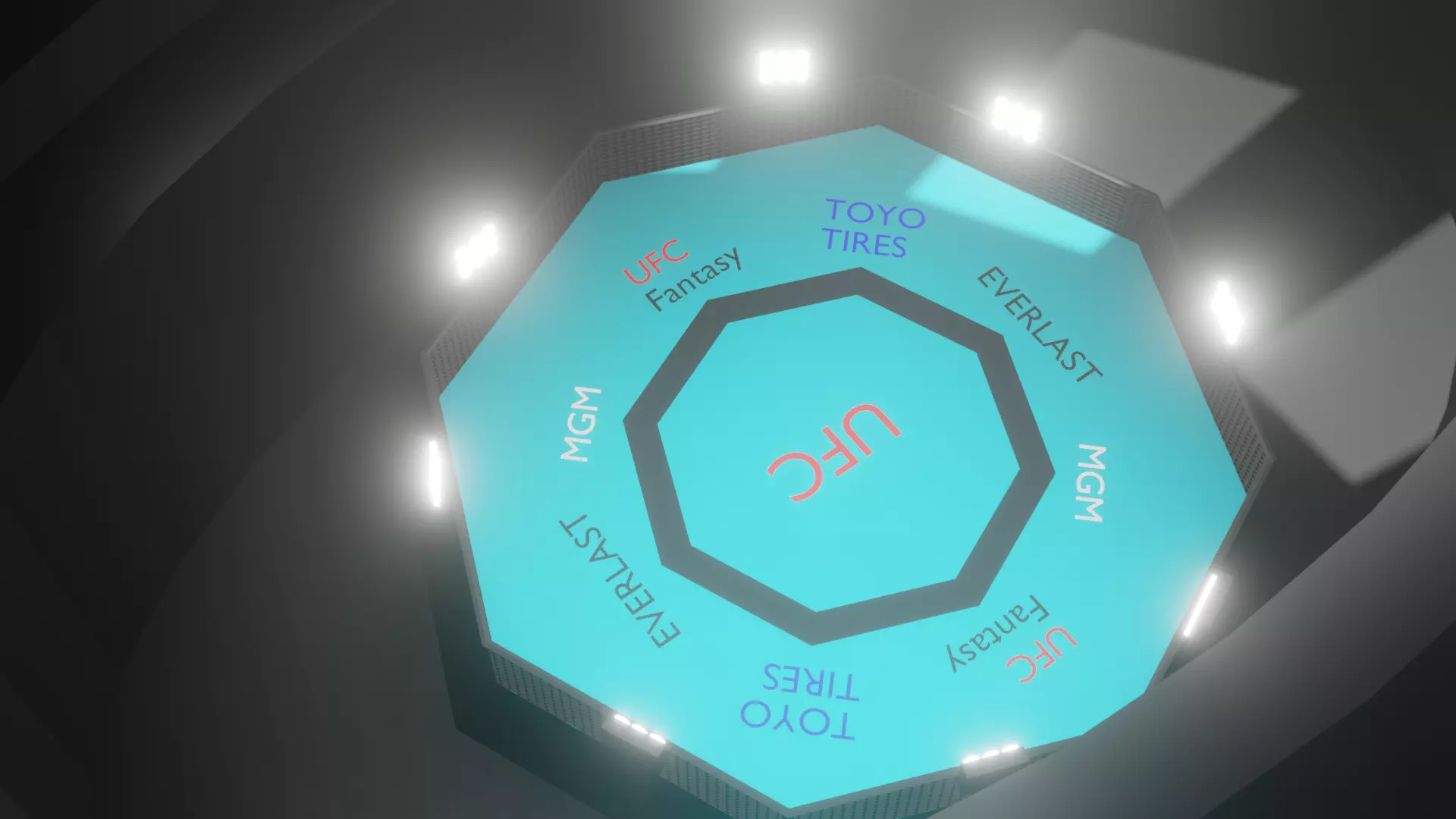 MMA Octagon Free 3D model