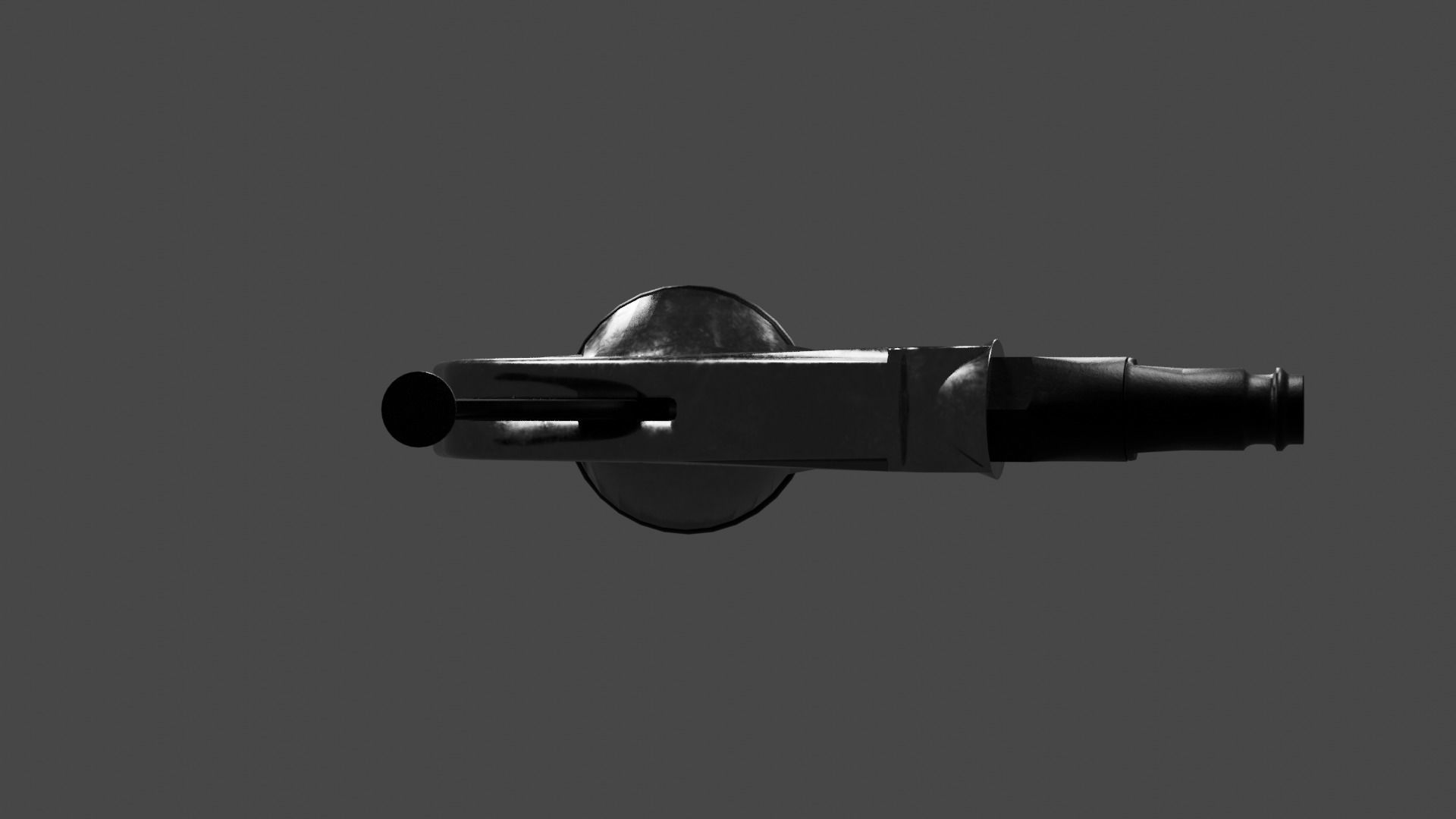 Pneumatic Aircraft Rivet Hammer 3D model_9