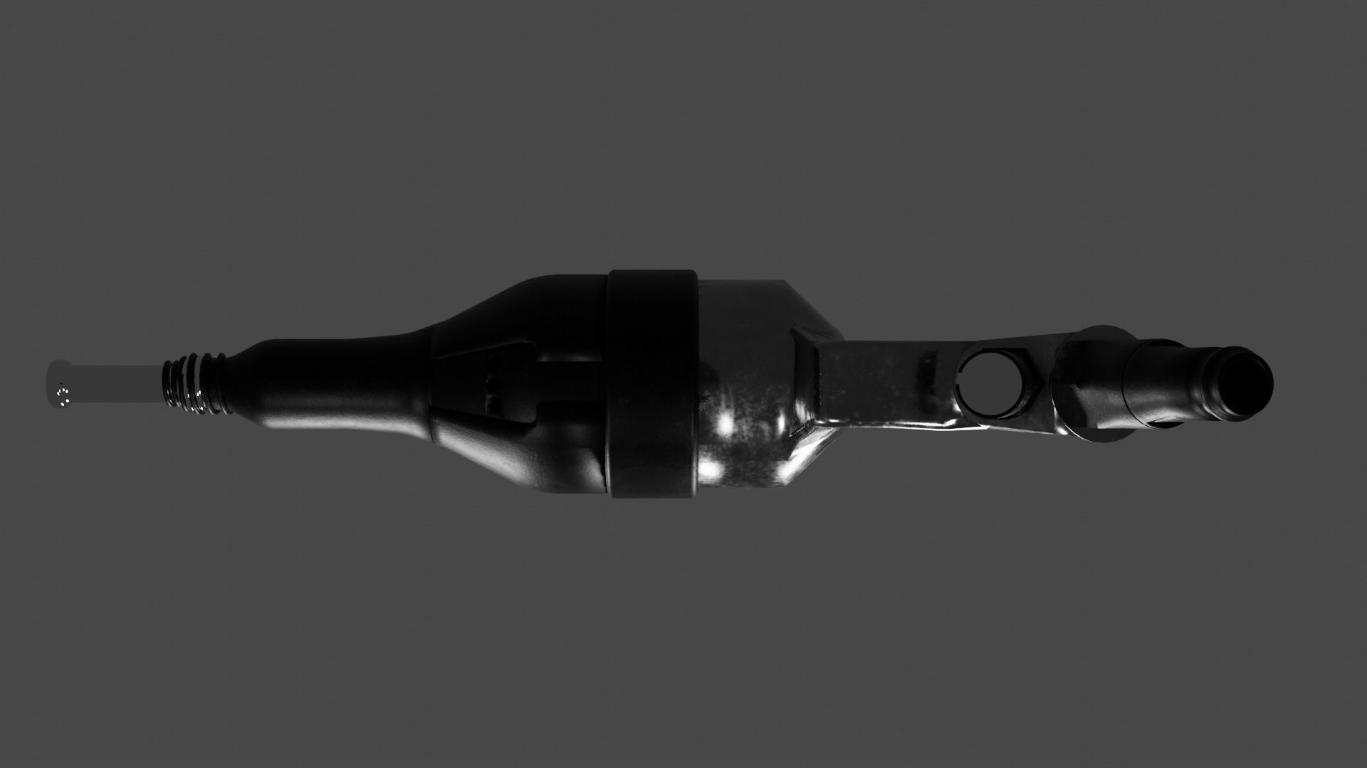 Pneumatic Aircraft Rivet Hammer 3D model_7