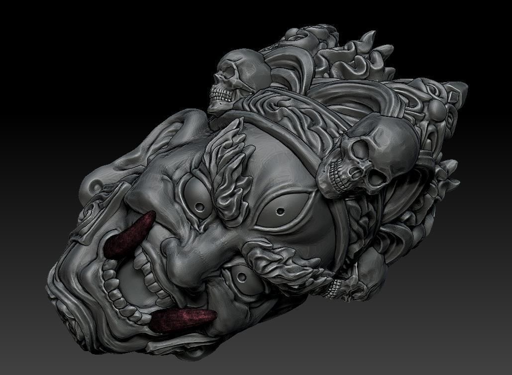 Deities and Demons Buddhism 3D print model_3