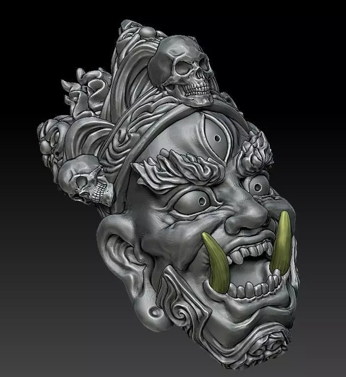 Deities and Demons Buddhism 3D print model_0