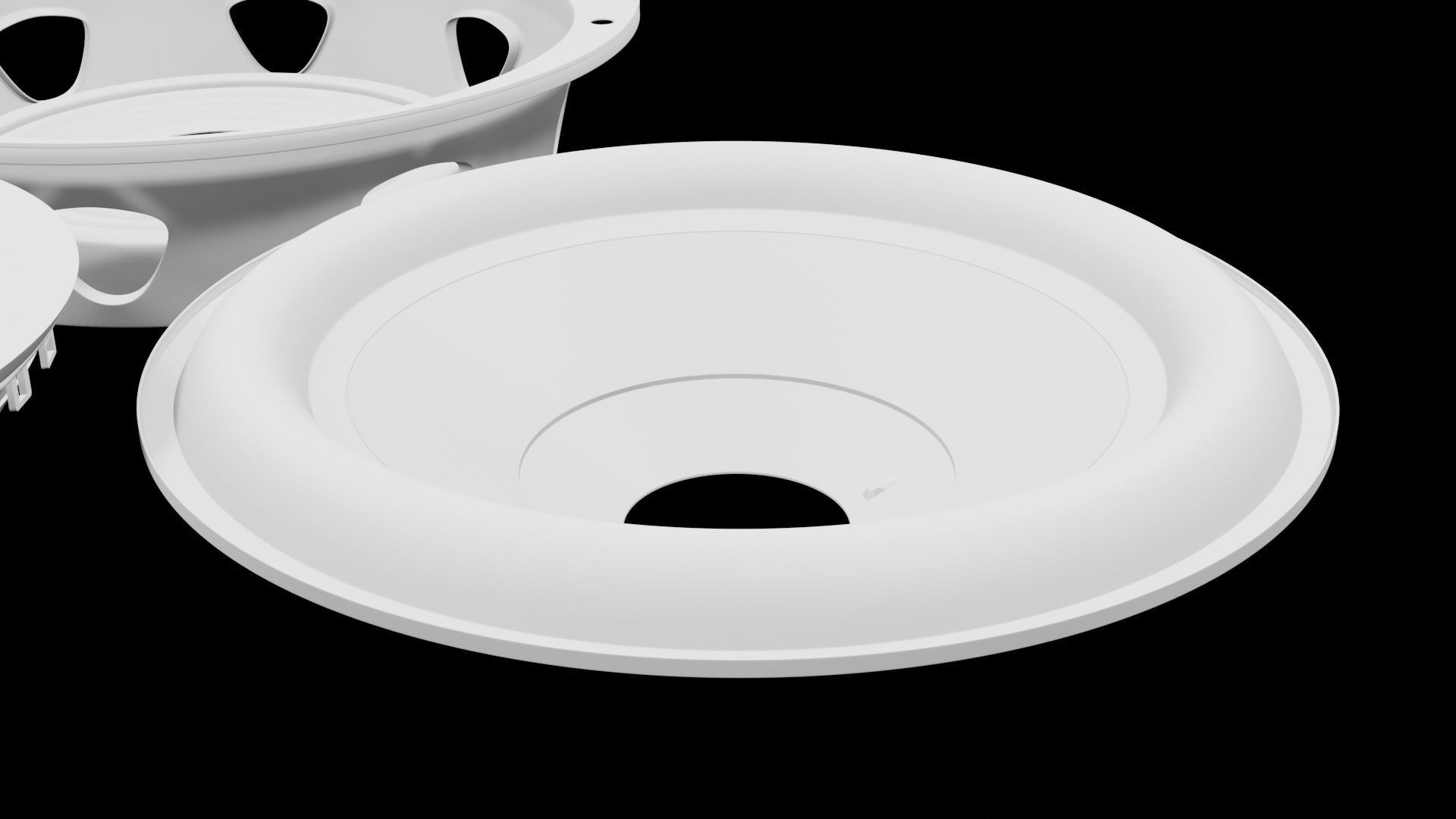 Speaker Woofer 3D Print - Blender 3d Free 3D print model_5